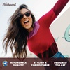 image:imageKnockaround Cat Eye Polarized Sunglasses for Women  UV400 ProtectionBlack Cherry  Smoke