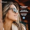 image:imageKnockaround Cat Eye Polarized Sunglasses for Women  UV400 ProtectionCoastal Dunes  Aviator Green