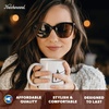 image:imageKnockaround Cat Eye Polarized Sunglasses for Women  UV400 ProtectionEast End Tortoise  Amber