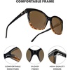 image:imageKnockaround Cat Eye Polarized Sunglasses for Women  UV400 ProtectionEast End Tortoise  Amber