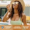 image:imageKnockaround Cat Eye Polarized Sunglasses for Women  UV400 ProtectionMatte Black  Rose Gold