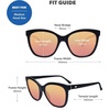 image:imageKnockaround Cat Eye Polarized Sunglasses for Women  UV400 ProtectionMatte Black  Rose Gold