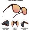 image:imageKnockaround Cat Eye Polarized Sunglasses for Women  UV400 ProtectionMatte Tortoise Shell  Rose Gold