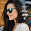 image:imageKnockaround Cat Eye Polarized Sunglasses for Women  UV400 ProtectionPoison Ivy  Olive Green