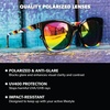 image:imageKnockaround Cat Eye Polarized Sunglasses for Women  UV400 ProtectionRainbow on My Parade  Rainbow