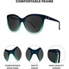 image:imageKnockaround Cat Eye Polarized Sunglasses for Women  UV400 ProtectionRising Tide  Smoke
