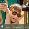 image:imageKnockaround Kids Polarized Sunglasses  For Boys amp Girls UV400 ProtectionAged Sage  Amber