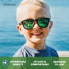 image:imageKnockaround Kids Polarized Sunglasses  For Boys amp Girls UV400 ProtectionBlack  Green Moonshine