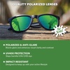 image:imageKnockaround Kids Polarized Sunglasses  For Boys amp Girls UV400 ProtectionBlack  Green Moonshine