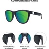 image:imageKnockaround Kids Polarized Sunglasses  For Boys amp Girls UV400 ProtectionBlack  Green Moonshine