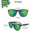image:imageKnockaround Kids Polarized Sunglasses  For Boys amp Girls UV400 ProtectionBlack  Green Moonshine
