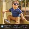 image:imageKnockaround Kids Polarized Sunglasses  For Boys amp Girls UV400 ProtectionBlack on Black  Smoke