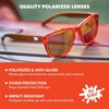 image:imageKnockaround Kids Polarized Sunglasses  For Boys amp Girls UV400 ProtectionCampfire  Red Sunset