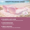 image:imageKnockaround Kids Polarized Sunglasses  For Boys amp Girls UV400 ProtectionPink Sparkle  Pink