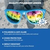 image:imageKnockaround Kids Polarized Sunglasses  For Boys amp Girls UV400 ProtectionRainbow Blues  Rainbow