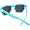image:imageKnockaround Kids Premiums Sunglasses Full UV400 Protection Matte BlueYellow