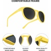 image:imageKnockaround Kids Round Polarized Sunglasses for Girls amp Boys UV ProtectionButtercup  Smoke