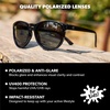 image:imageKnockaround Kids Round Polarized Sunglasses for Girls amp Boys UV ProtectionPiano Black  Smoke