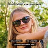 image:imageKnockaround Kids Round Polarized Sunglasses for Girls amp Boys UV ProtectionPiano Black  Smoke