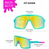 image:imageKnockaround Kids Sport Youth Baseball Sunglasses  UV400 ProtectionHouse Party  Yellow Blue
