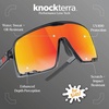 image:imageKnockaround Kids Sport Youth Baseball Sunglasses  UV400 ProtectionMagma  Red Sunset