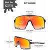 image:imageKnockaround Kids Sport Youth Baseball Sunglasses  UV400 ProtectionMagma  Red Sunset