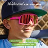 image:imageKnockaround Kids Sport Youth Baseball Sunglasses  UV400 ProtectionSpring Break  Red Sunset