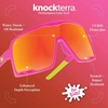 image:imageKnockaround Kids Sport Youth Baseball Sunglasses  UV400 ProtectionSpring Break  Red Sunset