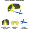 image:imageKnockaround Kids Sport Youth Baseball Sunglasses  UV400 ProtectionYellow