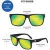 image:imageKnockaround Large Polarized Sunglasses for Men amp Women  UV400 ProtectionAurora  Everygreen