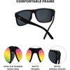 image:imageKnockaround Large Polarized Sunglasses for Men amp Women  UV400 ProtectionBlack  Rainbow