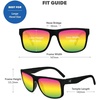 image:imageKnockaround Large Polarized Sunglasses for Men amp Women  UV400 ProtectionBlack  Rainbow