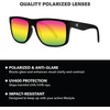image:imageKnockaround Large Polarized Sunglasses for Men amp Women  UV400 ProtectionBlack  Rainbow