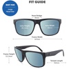 image:imageKnockaround Large Polarized Sunglasses for Men amp Women  UV400 ProtectionBlack  Sky Blue