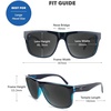 image:imageKnockaround Large Polarized Sunglasses for Men amp Women  UV400 ProtectionBlack Ocean  Smoke