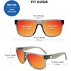image:imageKnockaround Large Polarized Sunglasses for Men amp Women  UV400 ProtectionClear Grey  Red Sunset