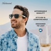 image:imageKnockaround Large Polarized Sunglasses for Men amp Women  UV400 ProtectionCoyote Calls  Aviator Green