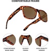 image:imageKnockaround Large Polarized Sunglasses for Men amp Women  UV400 ProtectionGlossy Tortoise Shell  Amber