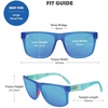 image:imageKnockaround Large Polarized Sunglasses for Men amp Women  UV400 ProtectionHill Charge  Aqua