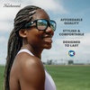 image:imageKnockaround Large Polarized Sunglasses for Men amp Women  UV400 ProtectionJelly Black  Sky Blue