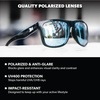 image:imageKnockaround Large Polarized Sunglasses for Men amp Women  UV400 ProtectionJelly Black  Sky Blue