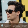 image:imageKnockaround Large Polarized Sunglasses for Men amp Women  UV400 ProtectionTortoise Shell  Amber