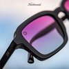 image:imageKnockaround Narrow Rectangle Polarized Sunglasses for Women  UV ProtectionPersuasion  Sangria Fade