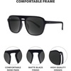 image:imageKnockaround Pacific Palisades Sunglasses for Men amp Women  UV400 ProtectionBlack on Black  Smoke