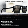 image:imageKnockaround Pacific Palisades Sunglasses for Men amp Women  UV400 ProtectionBlack on Black  Smoke