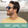 image:imageKnockaround Pacific Palisades Sunglasses for Men amp Women  UV400 ProtectionNavy Rider  Caribbean Moonshine