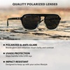 image:imageKnockaround Pacific Palisades Sunglasses for Men amp Women  UV400 ProtectionObsidian  Smoke