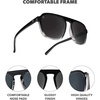 image:imageKnockaround Pacific Palisades Sunglasses for Men amp Women  UV400 ProtectionObsidian  Smoke