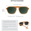 image:imageKnockaround Pacific Palisades Sunglasses for Men amp Women  UV400 ProtectionPierside  Aviator Green
