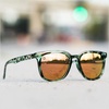 image:imageKnockaround Paso Robles Unisex Sunglasses With UV400 Protection Grey Tortoise Shell FramesRose Gold Reflective Lenses